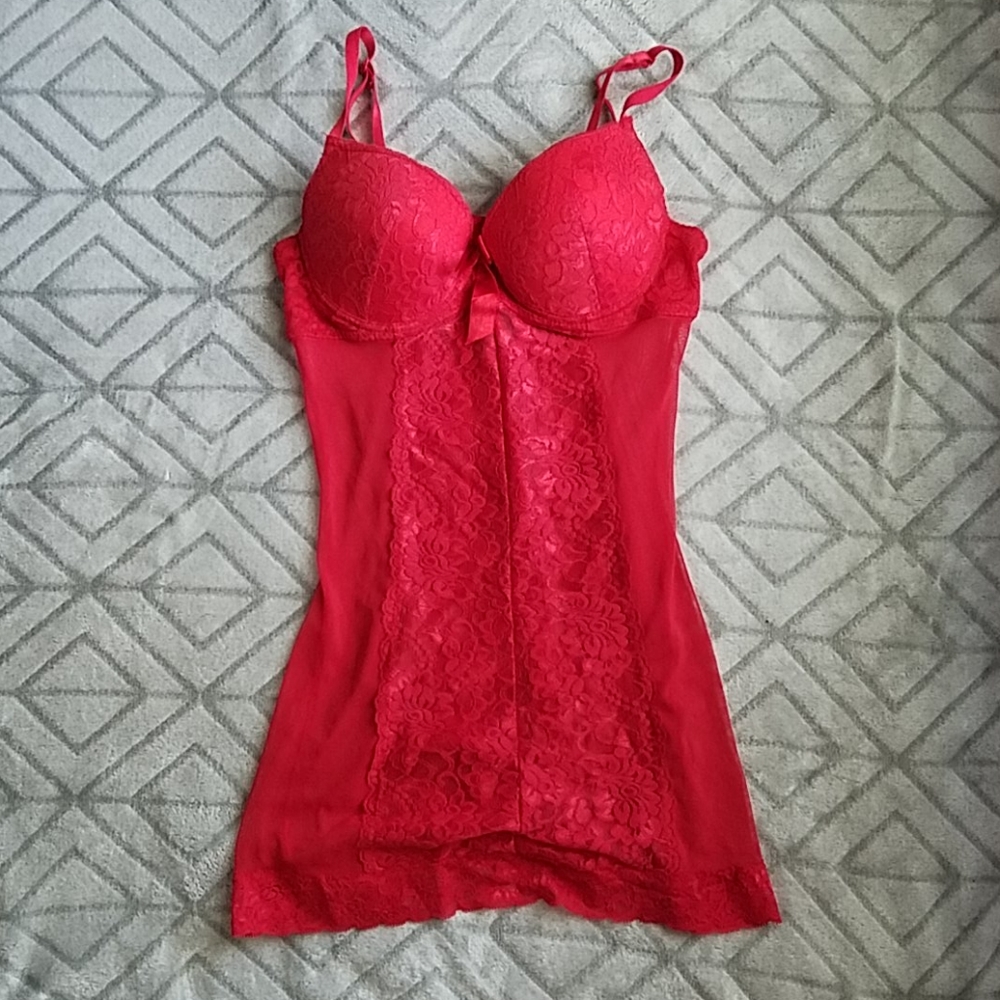 Red Lingerie Dress